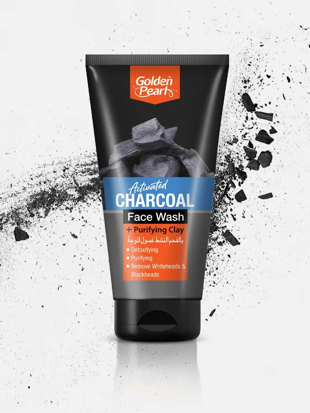 Golden pearl activated charcoal face wash +  plus purifying clay