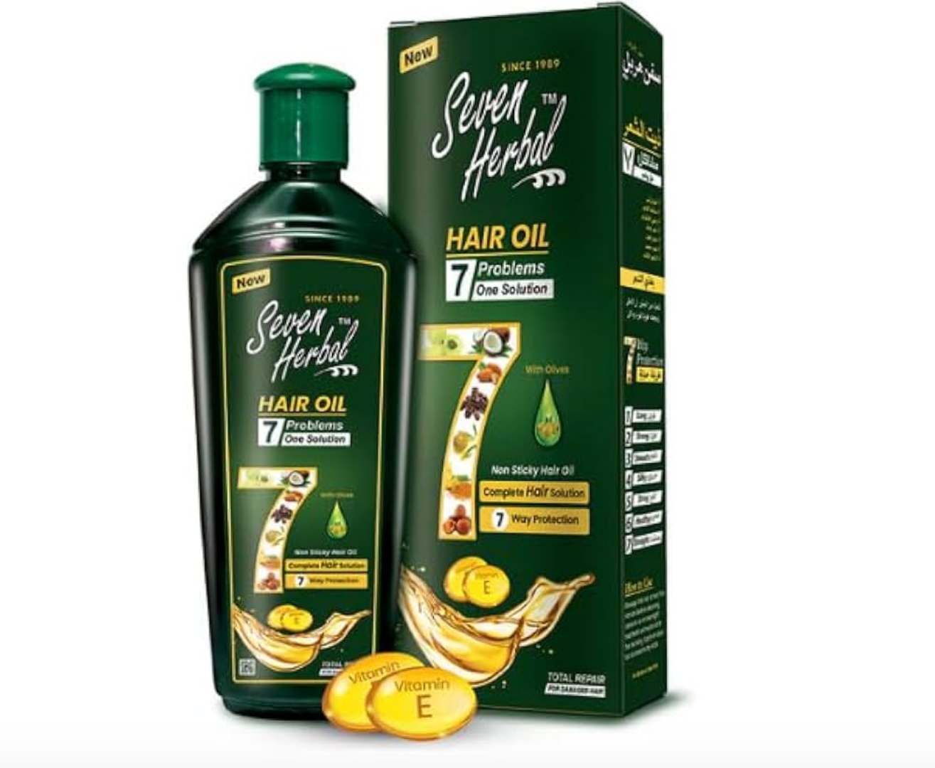 Seven Herbal Hair Oil 7 Problems One Solution